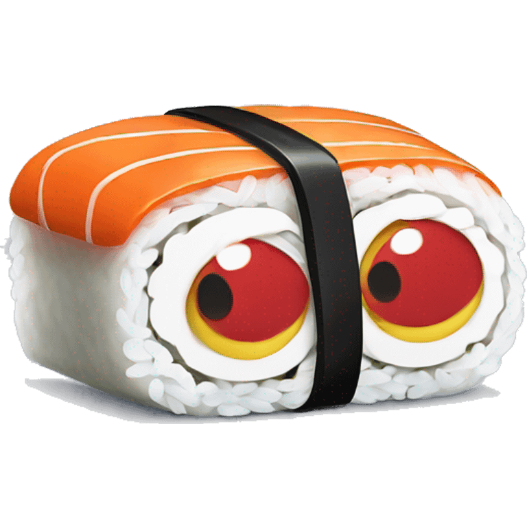 Sushi and Doraemon emoji