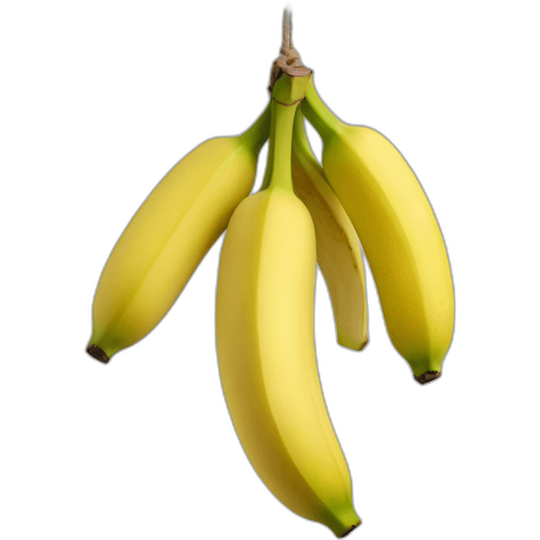 dangling bunch of banana emoji