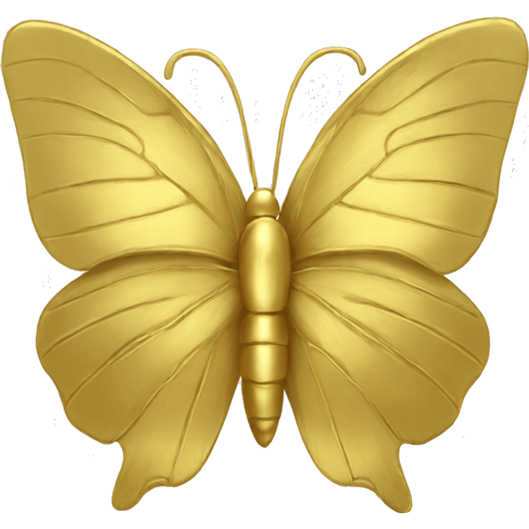 un golden con alas de mariposa emoji