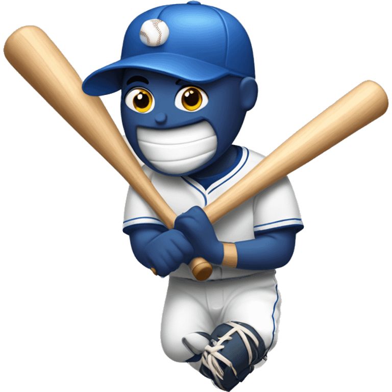 baseball and baseball bat emoji