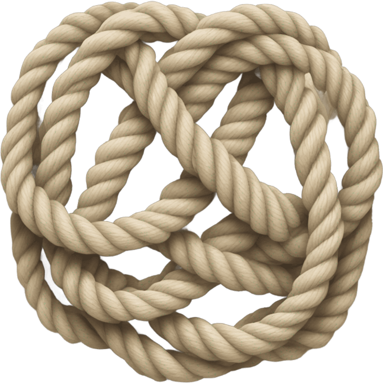 Tied rope emoji