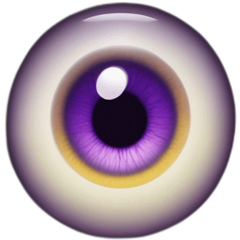 majestic godly violet iris eyeball serious intense symmetrical knowledgable emoji