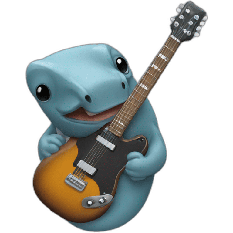 platypus head guitar emoji