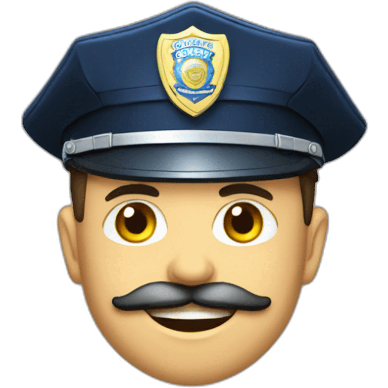 badge de police emoji