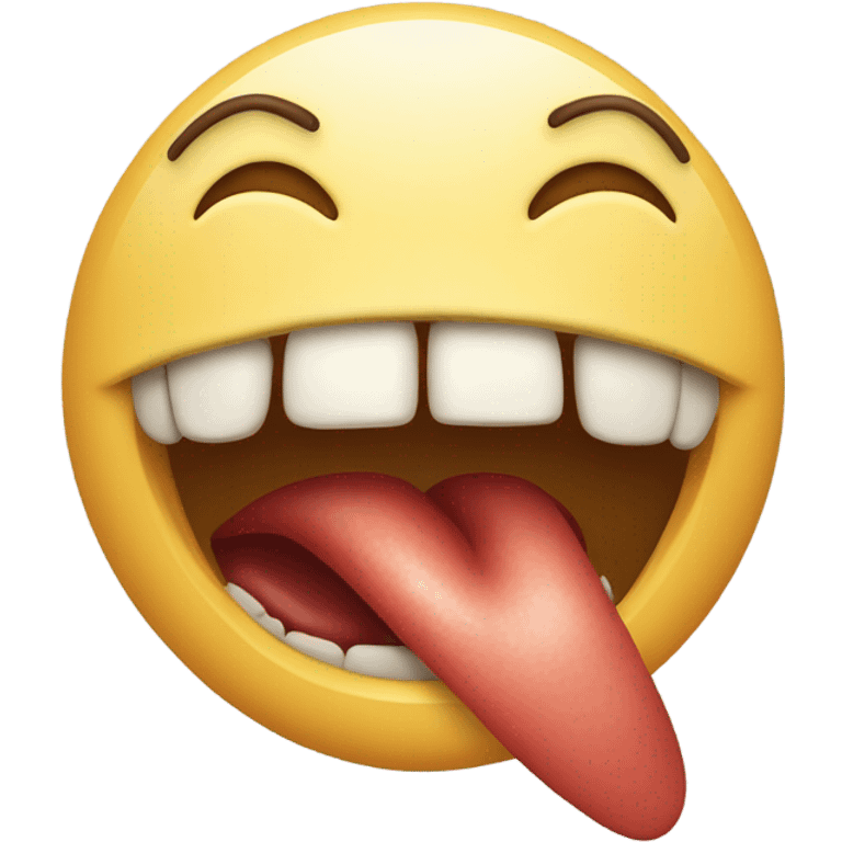 Emoji with chewing mouth  emoji