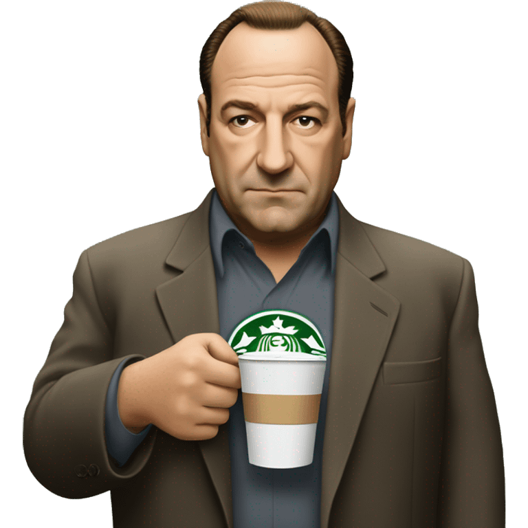 tony soprano starbucks emoji