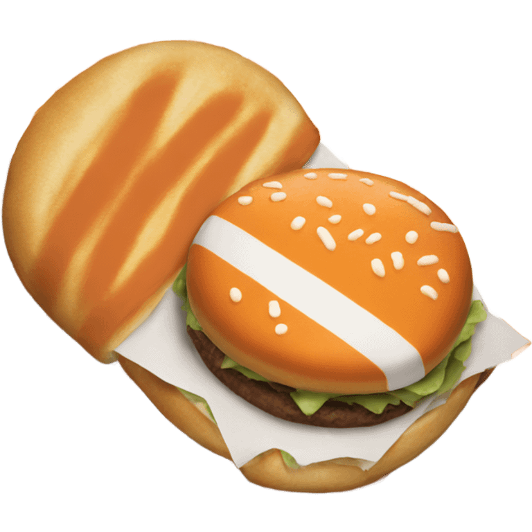 Whataburger meal emoji