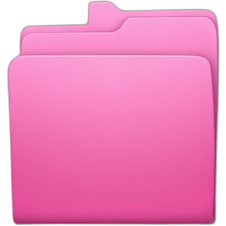 pink folder emoji