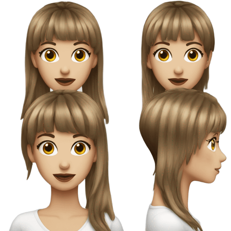 Trim bangs emoji