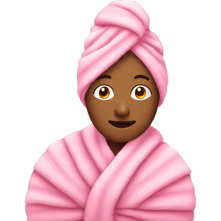 pink towels emoji