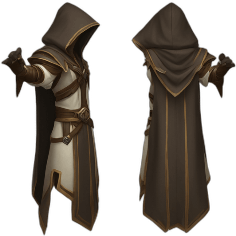 arm-folding hooded jedi in world of warcraft emoji