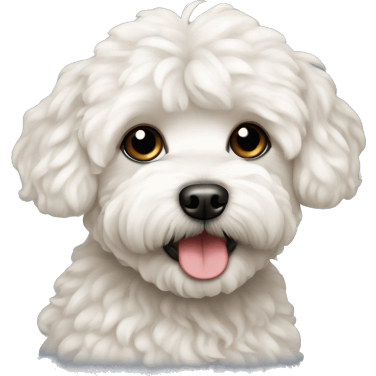 Maltipoo dog emoji