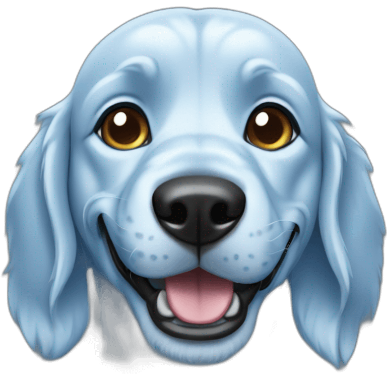 Blue heleer dog emoji