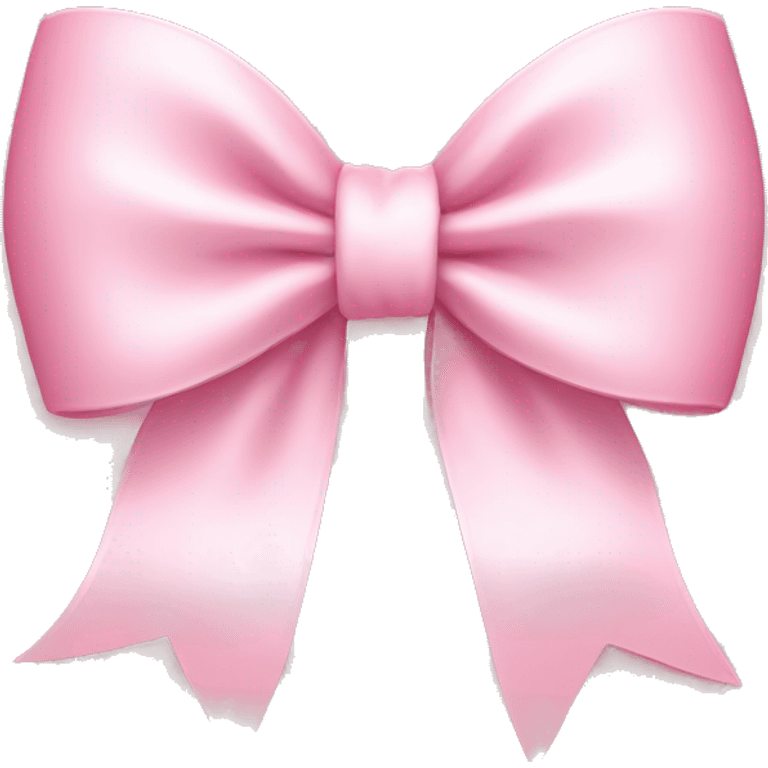 light pink bow emoji