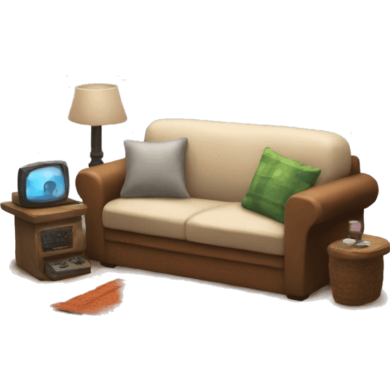 Cozy gaming vibe emoji