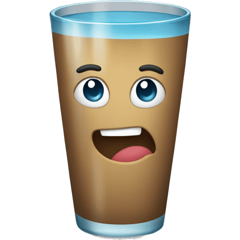 Vaso con agua  emoji