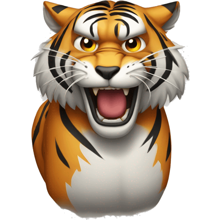 Angry tiger  emoji