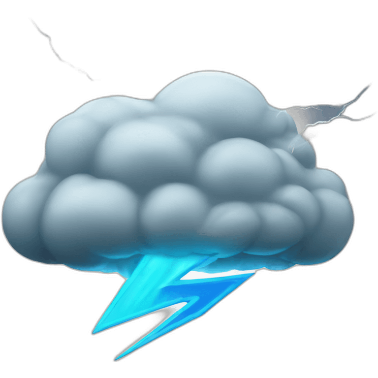 storm cloud with gatorade lightning bolt emoji