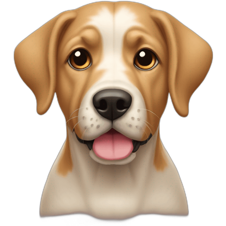 Parson russel dog emoji