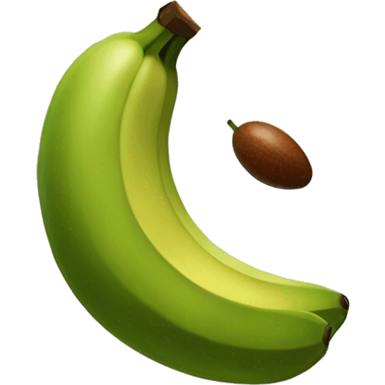 Bananna with a avacado emoji