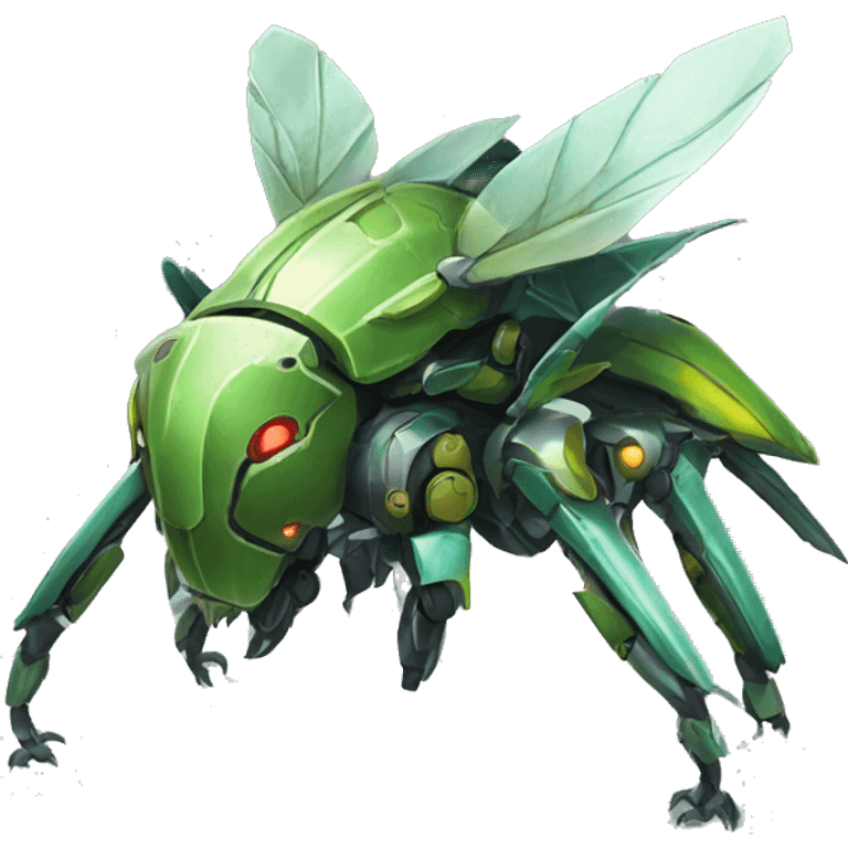 Spiky Medabot-Beetle-Dragon-Mecha emoji