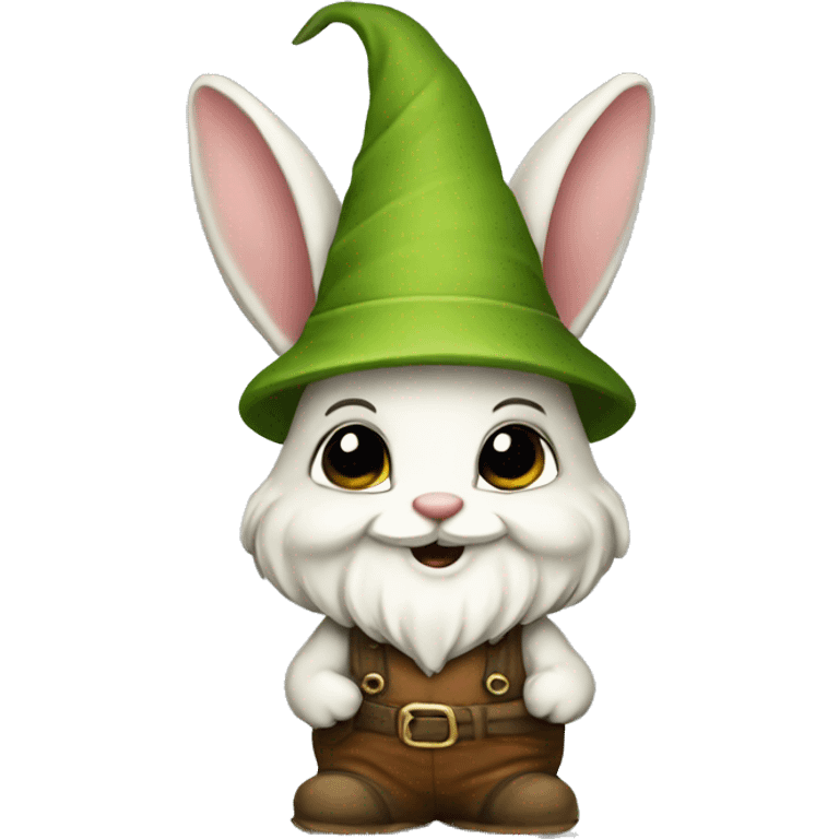 gardn gnome bunny cute emoji