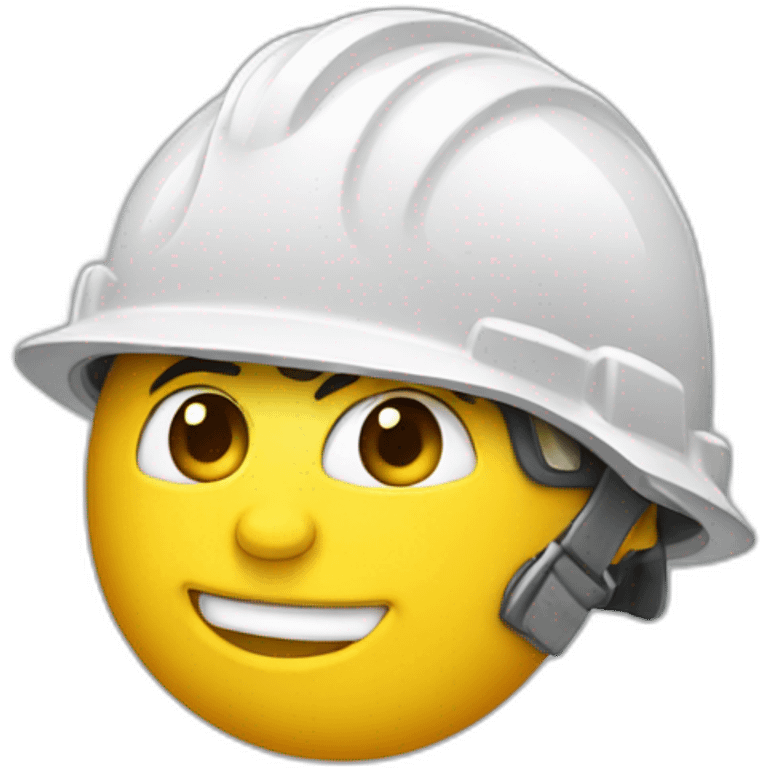 the builder's helmet emoji