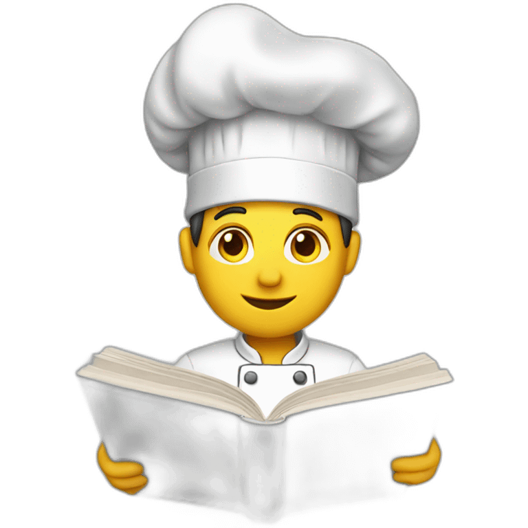 chef reading emoji