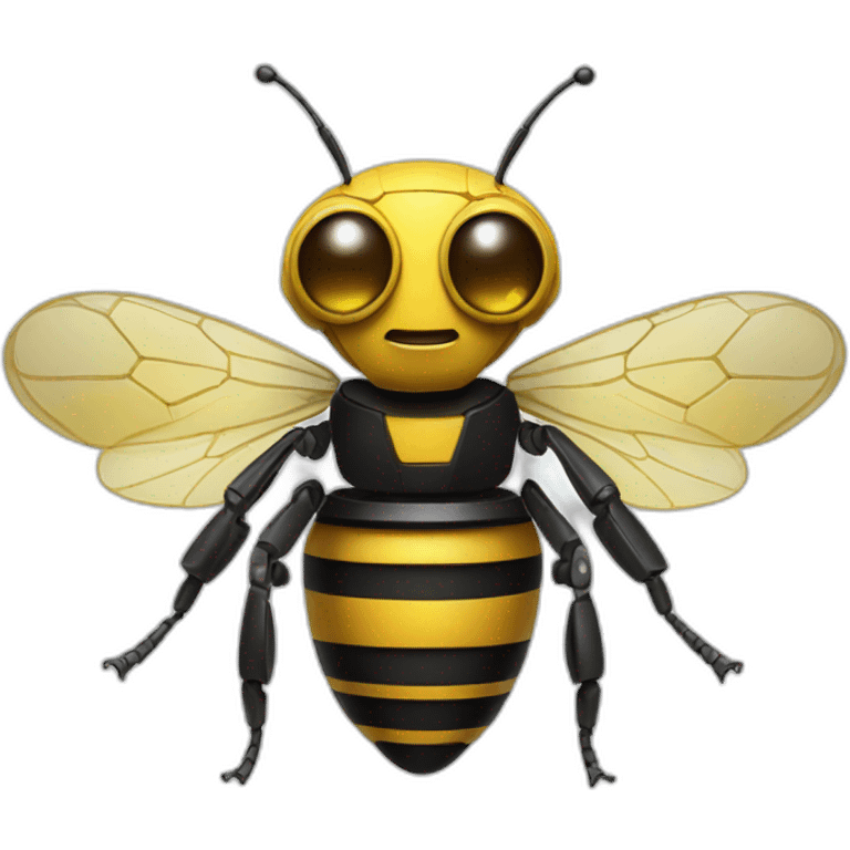 Robot bee emoji