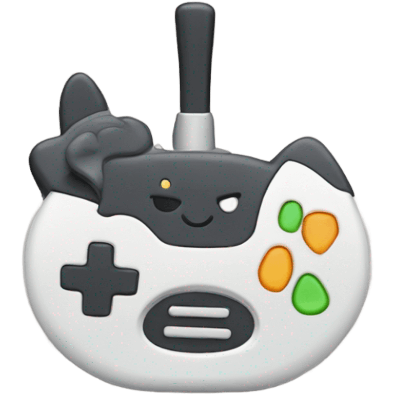 Cat joysticks emoji