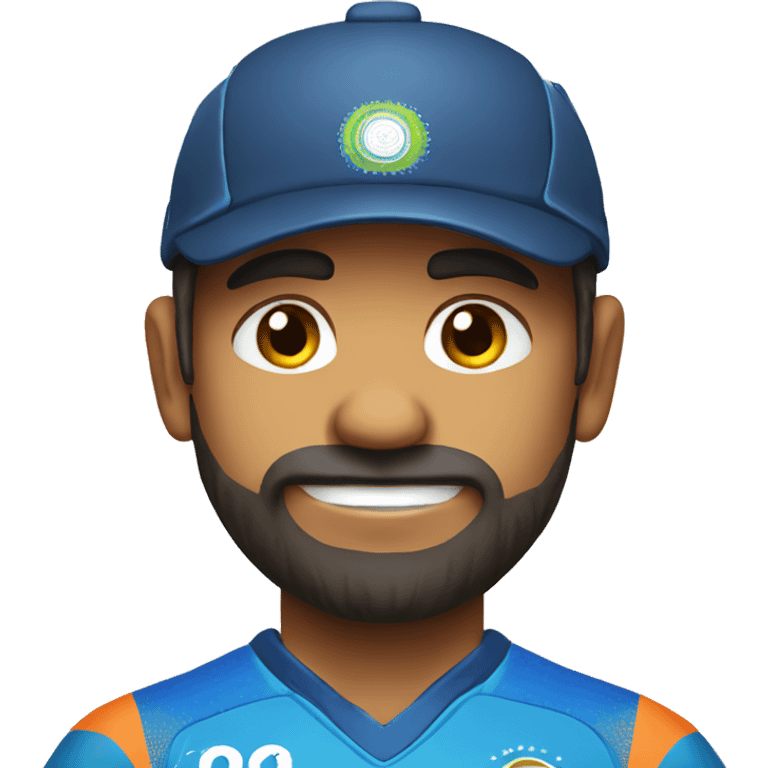 india in cricket jersey emoji