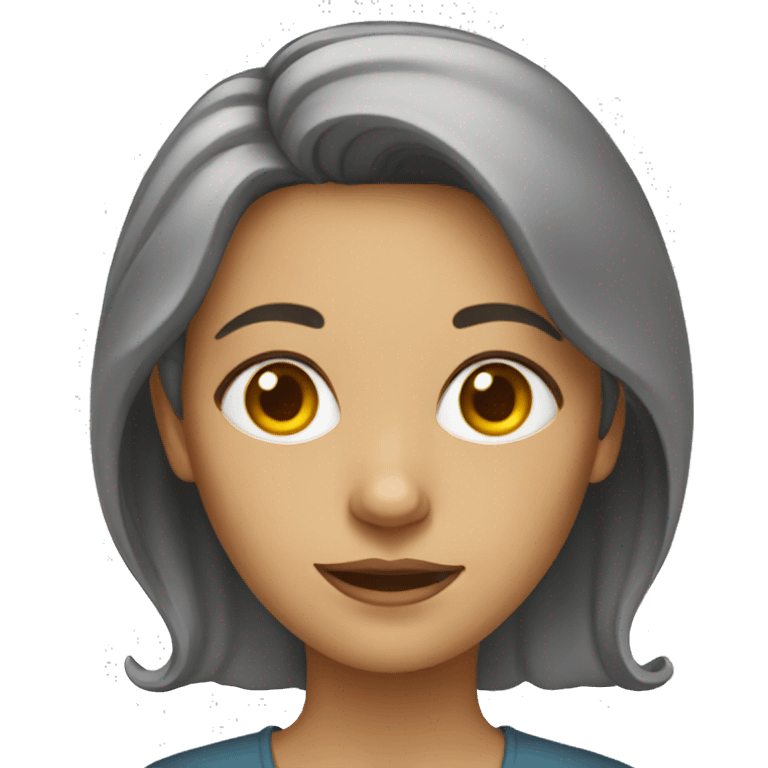 female white teacher at board emoji