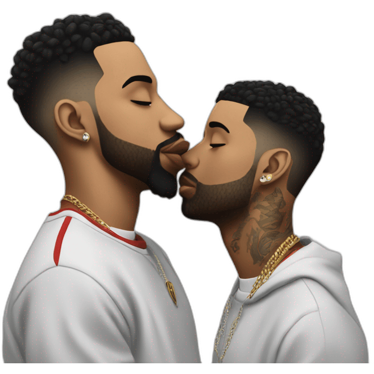 drake kissing 21 savage emoji