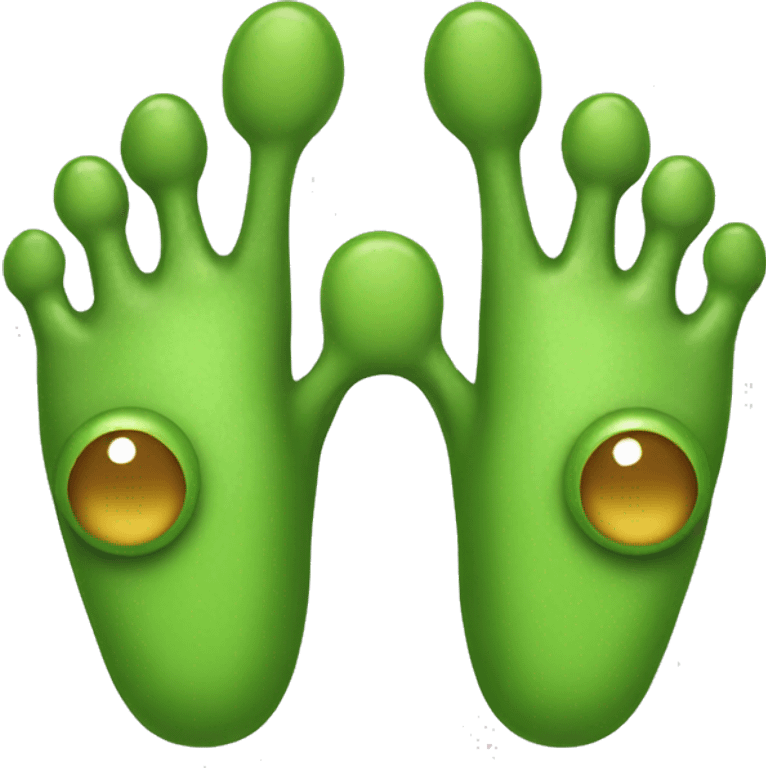 frog foot emoji