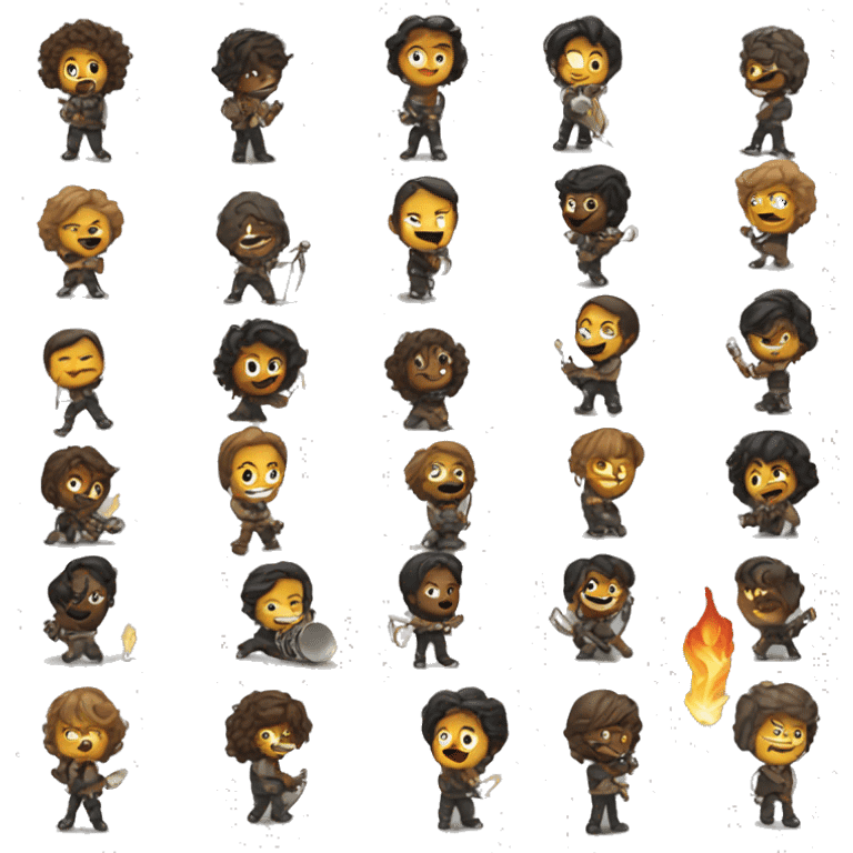 9 torchlight bands emoji