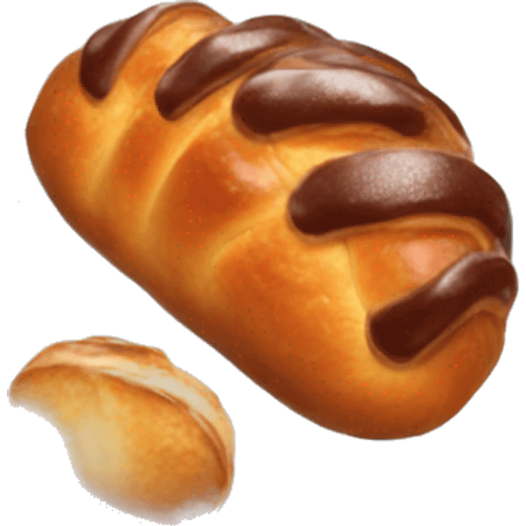 Pain au chocolat français  emoji