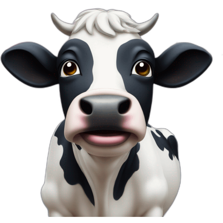 Vache dans une galaxie emoji