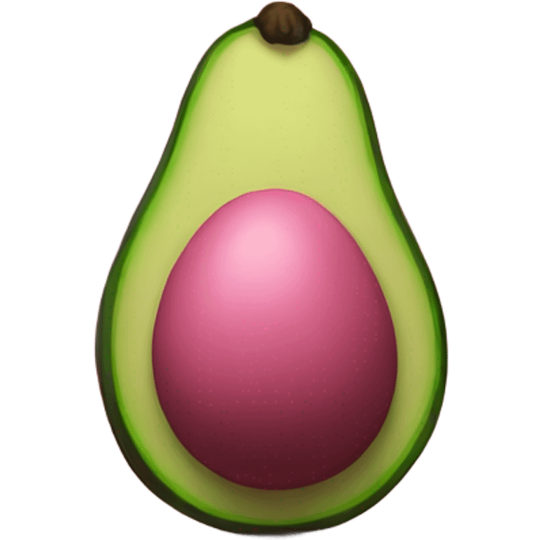 pink avocado emoji