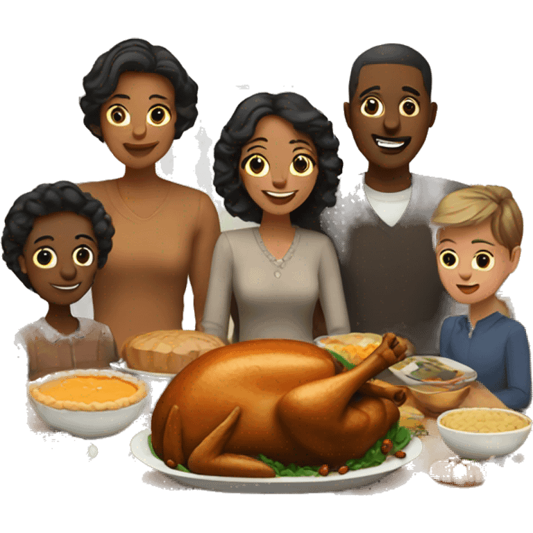 Family thanksgiving  emoji