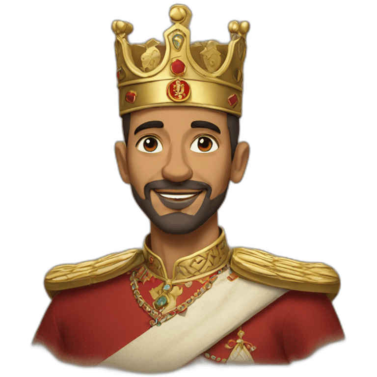 King of morocco emoji