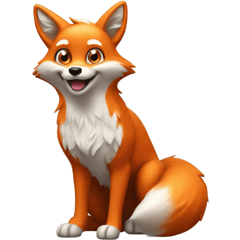 Mischievous Fox emoji