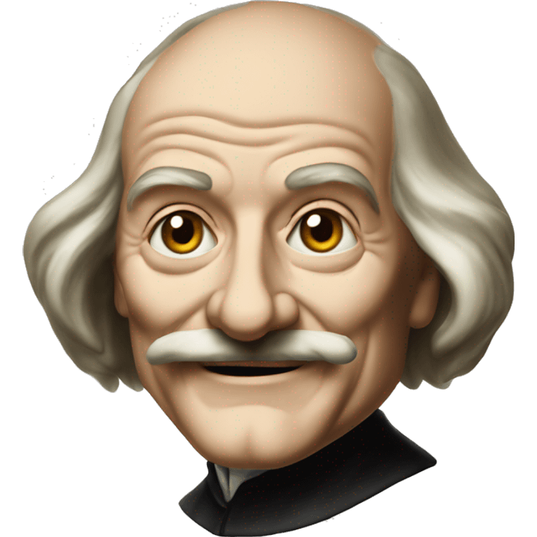 thomas hobbes, portrait by John Michael Wright emoji