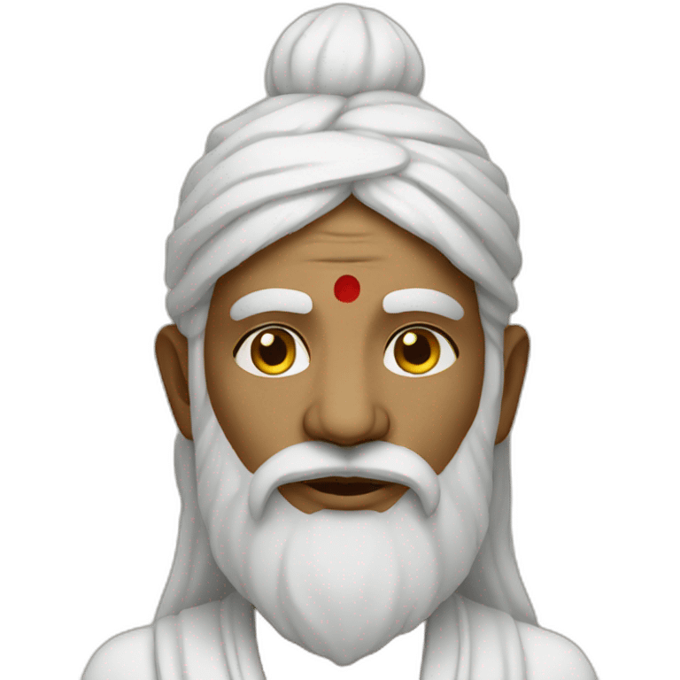 Indian spiritual guru emoji