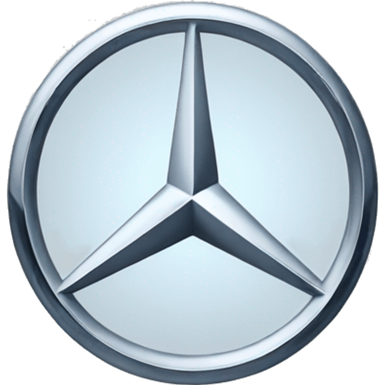 Mercedes benz sign and logo emoji