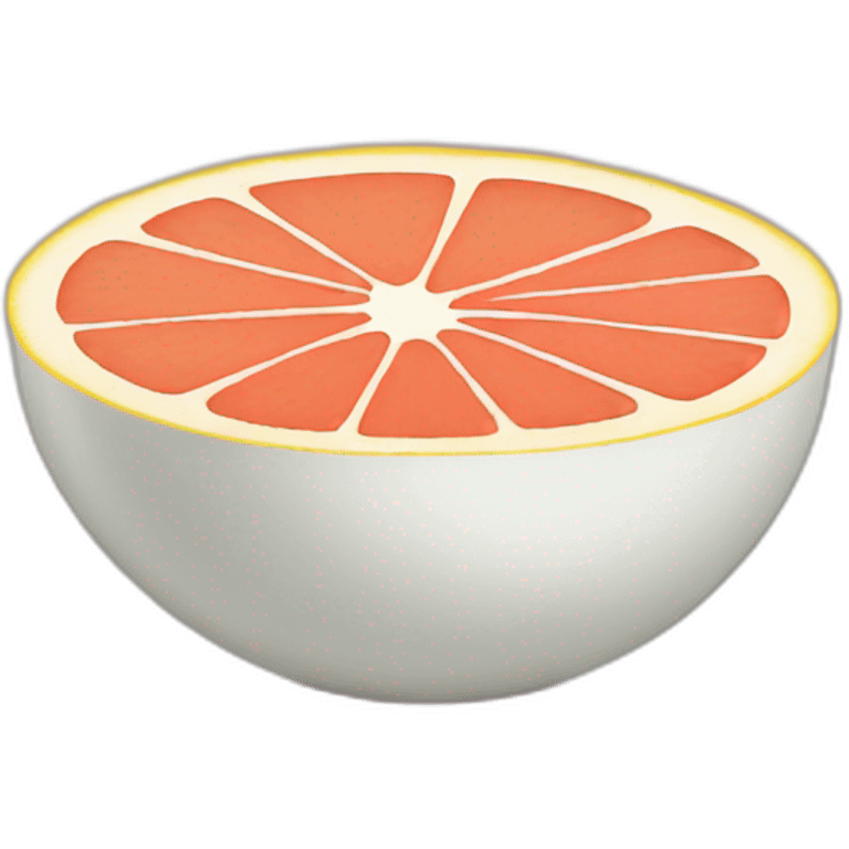 open grapefruit emoji