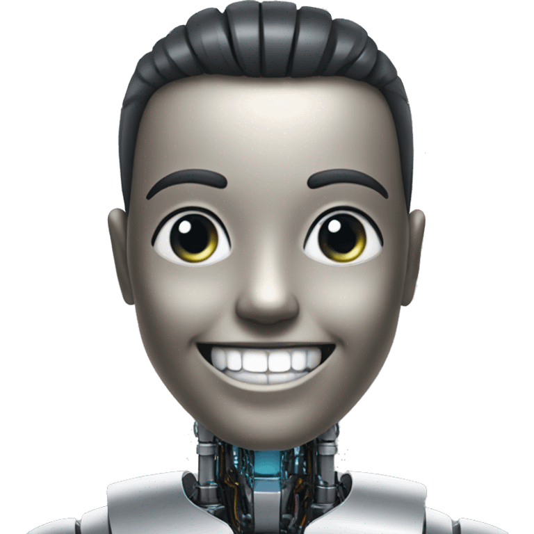 Ai robot smile emoji