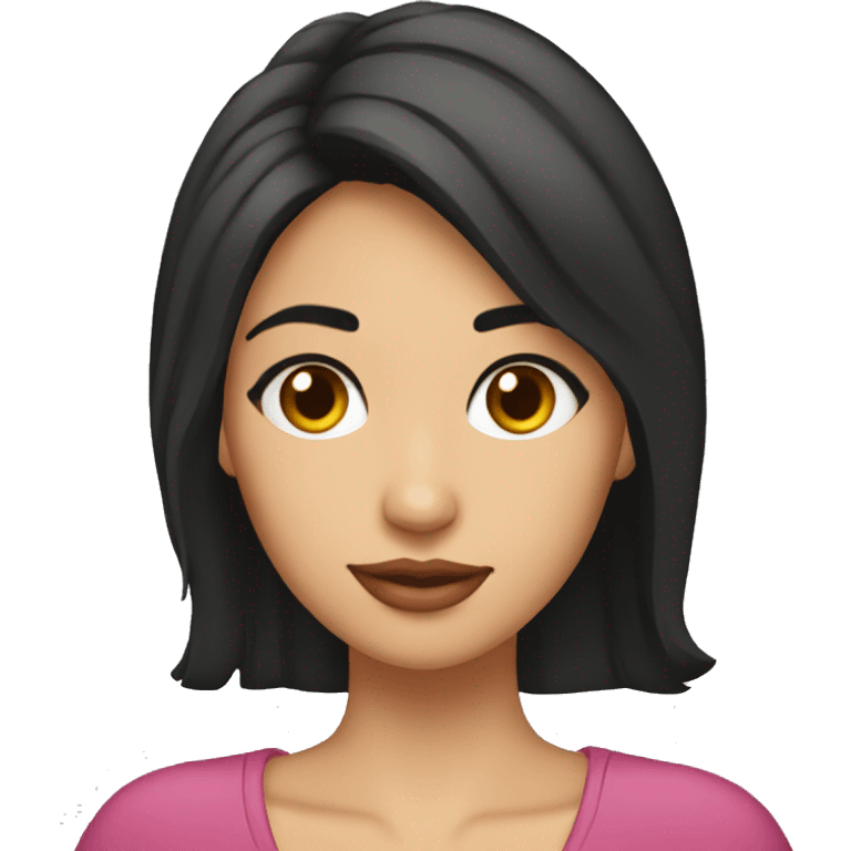 Enamorado chica morena emoji