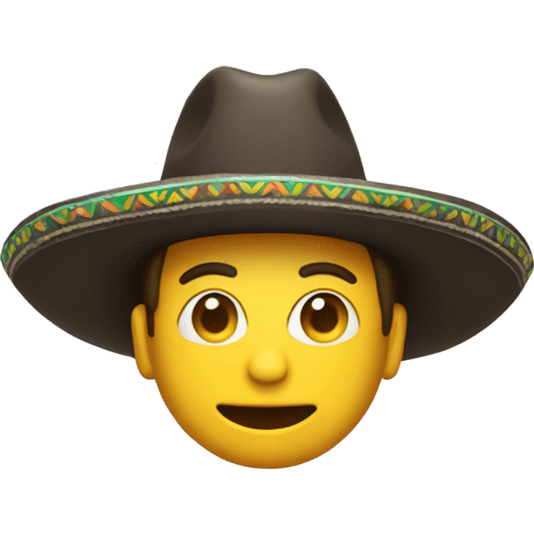 Tom apsinal in a sombrero  emoji