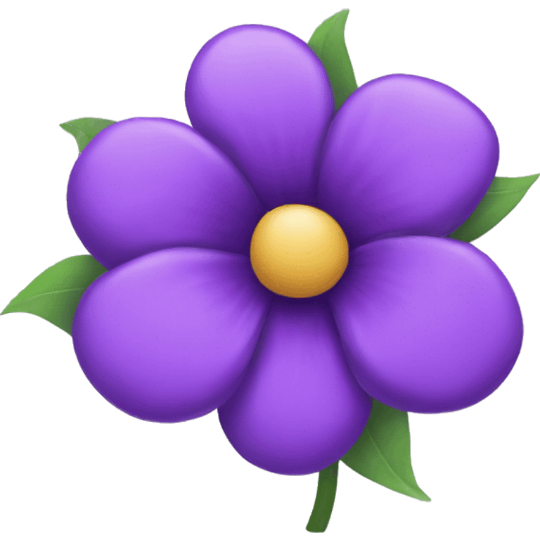 Purple flower  emoji