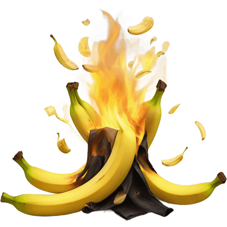 Bananastand on fire emoji